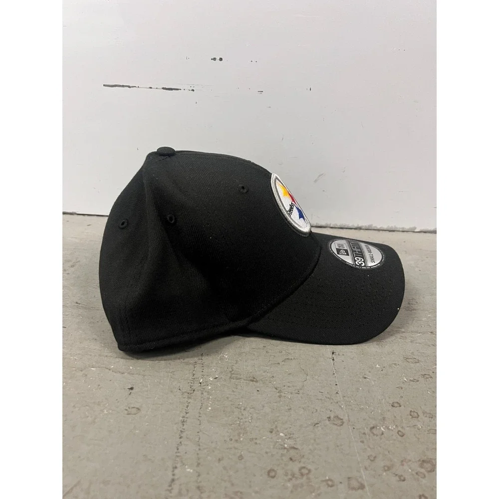 New Era Pittsburgh Steelers‎ Team Classic 39THIRTY Hat Unisex S/M Black Cap NWT